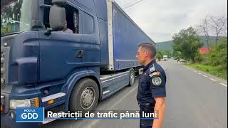 Restricții de trafic până luni [upl. by Allayne]