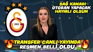 SON DAKİKA Canlı Yayında Resmen Belli Oldu  Sol Kanadı Otoban Yapacak  l GALATASARAY [upl. by Yrelav453]