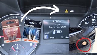 How to Replace Daytime Running Light KIA FORTE [upl. by Ahsenik]