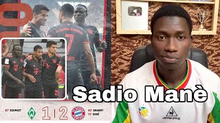 Sadio Manè décisif Bayern Bat 20 Wbm  Bon match [upl. by Medlin]