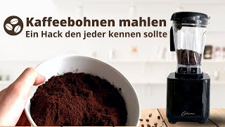 Kaffeebohnen mahlen  Ein Hack den jeder kennen sollte ☕ [upl. by Dutchman]