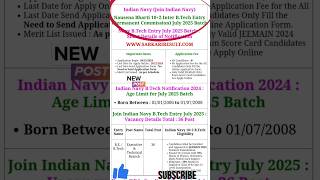 Navy 102 BTech Entry Online Form 2024 Kaise Bhare  How to Fill Navy BTech Entry Jan 2025 Form [upl. by Honey]