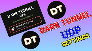 How to setup Dark Tunnel VPN with UDP settings for secure online browsing [upl. by Ellerehs123]