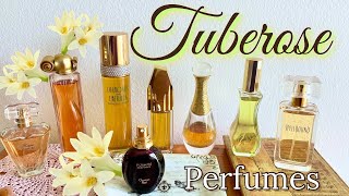 Tuberose Perfumes  Vintage Fragrances  Givenchy Dior Estée Lauder Giorgio Beverly Hills [upl. by Ellatsyrc]