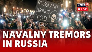 Alexei Navalny Death News LIVE  Protest All Over Russia Against Putin On Navalny Death  N18L [upl. by Lemrac]