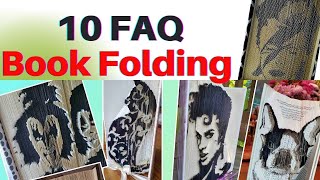 Book Folding Tutorial  10 FAQ for Book Folding projects [upl. by Danzig695]