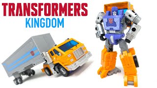 Transformers Kingdom Deluxe Class Huffer Review [upl. by Llewellyn]