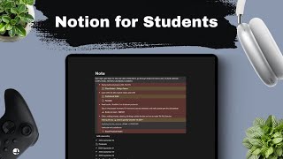 How I Use Notion To Organize My Life  Engineering Student [upl. by Carrelli906]