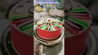 Multi color cake cakedecorating strawberrycake cakedesign viralvideo [upl. by Nakah]