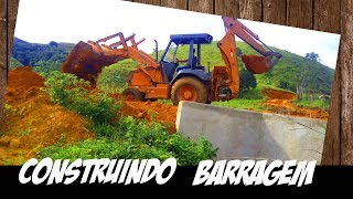 Retroescavadeira Case 580L Construindo Barragem  DieselChannel [upl. by Teragramyram]