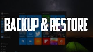 How To Create amp Restore a Full Windows 10 Backup [upl. by Ymirej376]