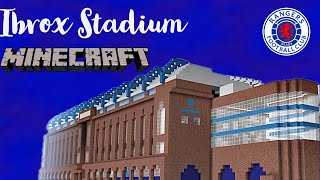 Ibrox stadium Minecraft build [upl. by Lebasiairam]