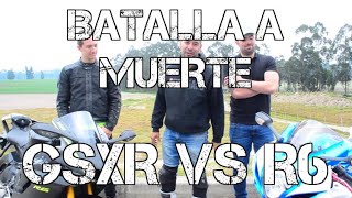 R6 2017 VS GSXR  BATALLA A MUERTE FULLGASS [upl. by Ettigdirb]