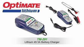 OptiMate Lithium  4s 5A Battery Charger feat TM291 [upl. by Anirahtak845]