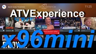 Лучший Android TV OS atvXperience v2FF для X96mini ТВ бокс Х96mini [upl. by Anniahs775]