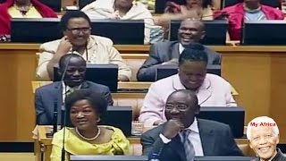 Chaos In Parliament Speaker Baleka Mbete Must Leave [upl. by Lime]