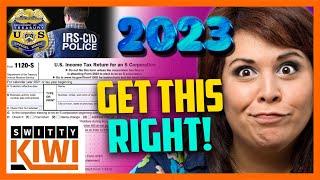 IRS Form 1120S LinebyLine Instructions 2024 S Corporation US Income Tax Return 🔶 TAXES S2•E105 [upl. by Enayd]