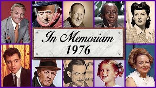 In Memoriam 1976 Famous Faces We Lost in 1976 [upl. by Adabelle]