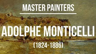 Adolphe Monticelli 18241886 A collection of paintings 4K Ultra HD [upl. by Yelyr88]