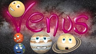 Venus The Hottest Planet in The Solar System  A Song for Kids [upl. by Einahpetse]