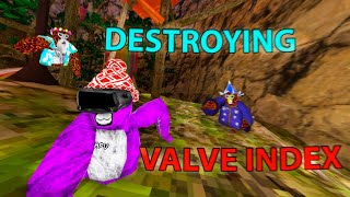 DESTROYING Competitive Lobbies On Valve Index Gorilla Tag VR [upl. by Caryn]