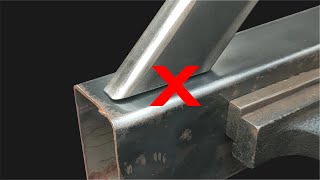 Beginners must know welding for thin iron  thin square pipe welding video [upl. by Chilson318]