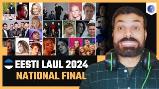 Estonia National Final 🇪🇪 Eesti Laul  Eurovision 2024  REACTION amp My Final TOP 3 [upl. by Adle]