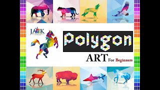 Learn how to draw polygon Art  for beginners [upl. by Nysila]