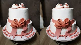 christening cake kirstendessertpastries6046 [upl. by Milan]