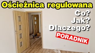 Wszystko o ościeżnicy regulowanej Jaki otwór pod drzwi 80 z ościeżnica regulowaną [upl. by Nreval]