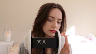 ASMR Ear Massage Tapping amp Scratching  Ear Cupping amp Finger Sounds [upl. by Lipcombe]