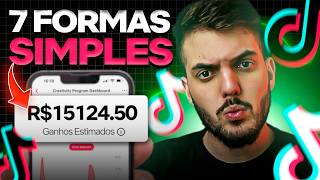 7 FORMAS DE GANHAR MUITO DINHEIRO NO TIKTOK EM 7 DIAS 2024  Renda Extra na Internet [upl. by Celeski715]