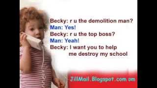 Becky from Dublin Kid makes call to demolish her school  Funny call [upl. by Anitniuq]