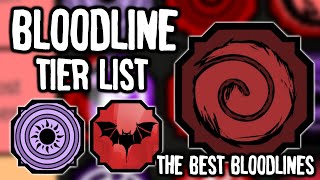 The BEST Bloodline Tier List in Shinobi Life 2  The BEST Bloodlines in Shindo Life [upl. by Nuahs]