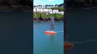 Fun in the Sun on the Fowey River Cornwall ⛵️ cornwall shorts fowey [upl. by Anaylil]