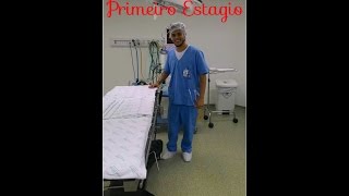 Primeiro estagio Hospital  Tecnico de enfermagem [upl. by Arikihs352]