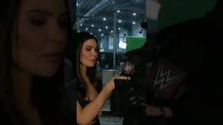 What Tribal Queen Cathy Kelley saw in Miz phone 🤭  WWE [upl. by Myrtice]