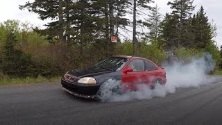 B20 civic Swap in 13 minutes amp PULLS [upl. by Ahtnicaj81]