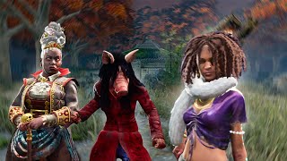 Survivor vs Pig amp Houndmaster Gameplay  Dead By Daylight No Commentary [upl. by Akeenat]