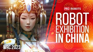 WRC 2023  Chinas largest robot exhibition  Robots and technologies at the exhibition in China [upl. by Majka470]