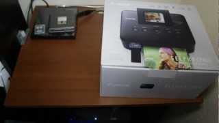 Canon Selphy CP800 UnboxingOverview [upl. by Erdnaek]