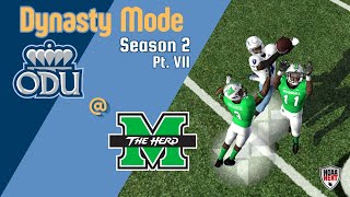 Week 7 The Thundering Herd  ODU vs Marshall  NCAA 06 Dynasty Rebuild Year 2 Next Mod [upl. by Vaclav191]