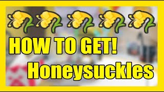 HOW TO GET HONEYSUCKLES FAST Bee Swarm Simulator BEESMAS UPDATE [upl. by Ocramed]