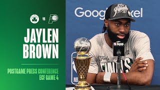 Jaylen Brown Postgame Press Conference  Eastern Conference Finals Game 4 at Indiana Pacers [upl. by Garner]