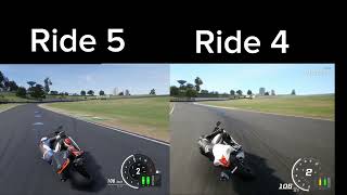 Ride 4 vs Ride 5Graphical comparison [upl. by Lagas]