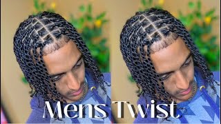 Mens 2 Strand Twist  •BraidsbyTyTi [upl. by Xanthus88]