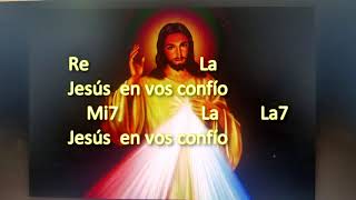 Himno a la Divina Misericordia voz letra y acordes en La [upl. by Ecirtnahc987]