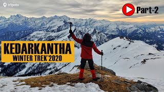 PART 2 Kedarkantha Trek Complete Guide Budget Stay Tips  thebluespoontraveller  Tripoto [upl. by Egerton]