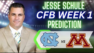 North Carolina vs Minnesota Prediction and Picks  College Football Picks Week 0 [upl. by Niknar]