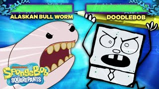 DoodleBob Joins the Battle 🥊 SpongeBob SquareOff [upl. by Kinchen37]